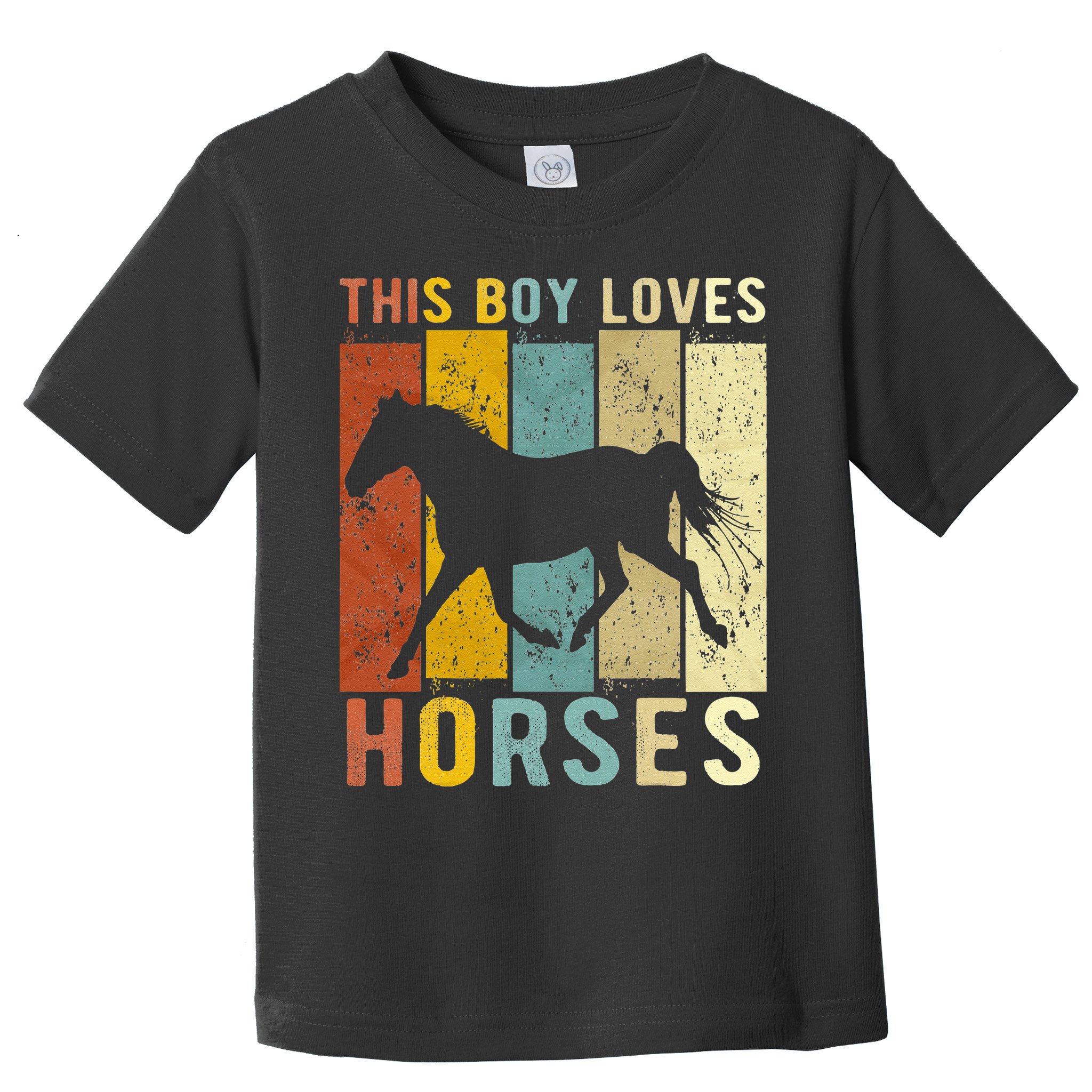 This Boy Loves Horses Horse Toddler T-Shirt