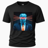 Trump Bitcoin Laser Eyes Crypto Fan Cryptocurrency Investor Performance Shirt