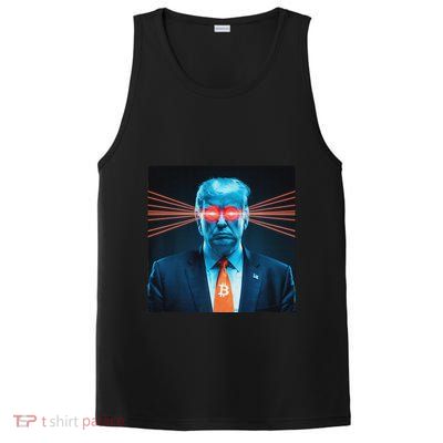 Trump Bitcoin Laser Eyes Crypto Fan Cryptocurrency Investor PosiCharge Competitor Tank