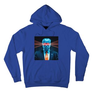 Trump Bitcoin Laser Eyes Crypto Fan Cryptocurrency Investor Hoodie