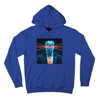 Trump Bitcoin Laser Eyes Crypto Fan Cryptocurrency Investor Hoodie