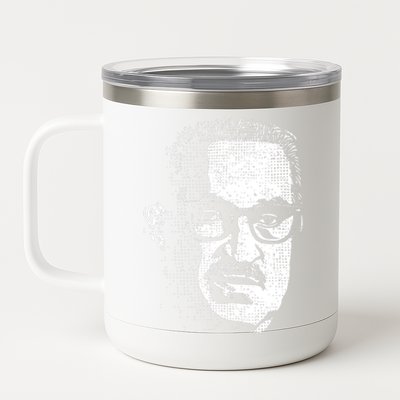 Thurgood Black Leader Cool African Black History Month Gift 12 oz Stainless Steel Tumbler Cup