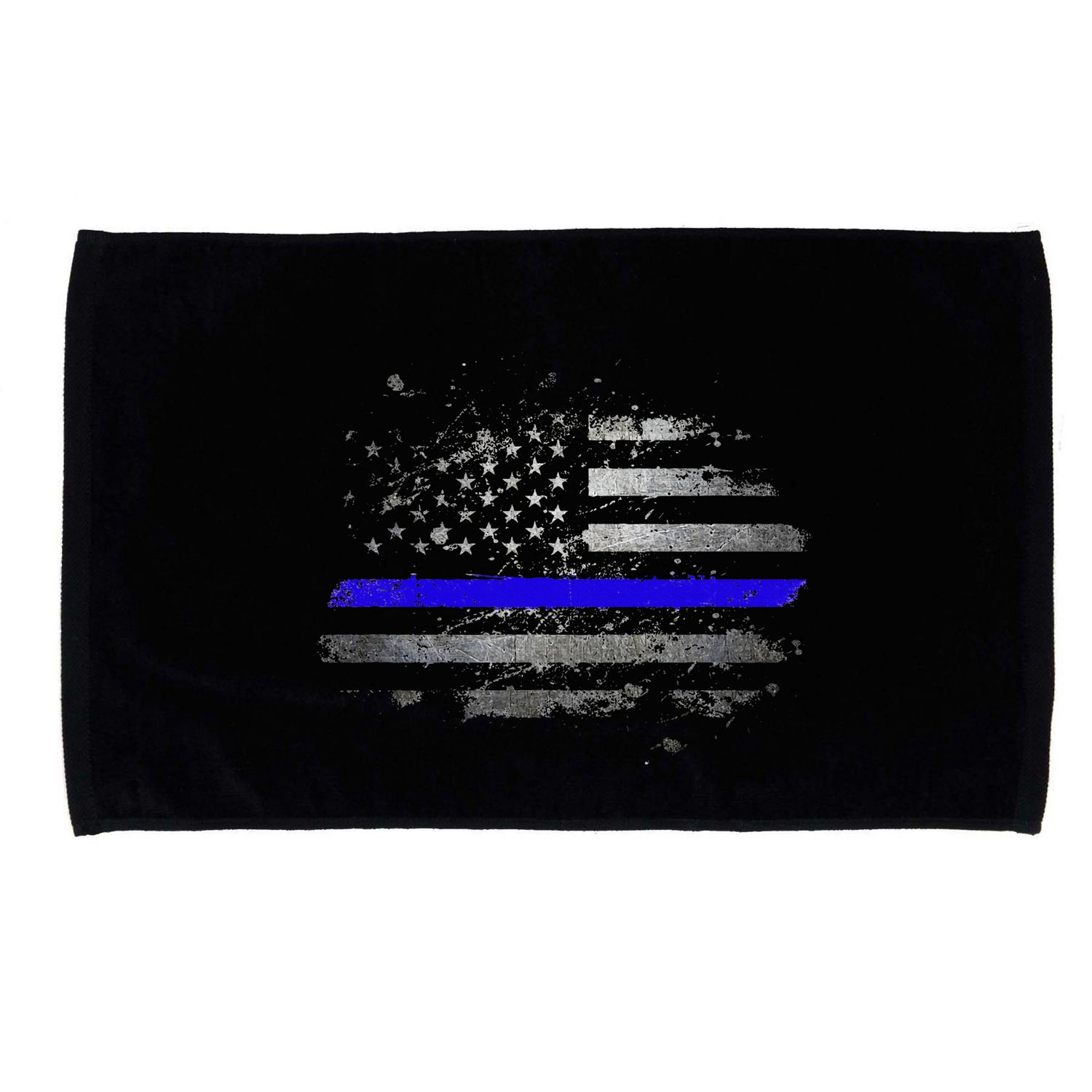 Thin Blue Line Vintage Usa Flag Patriots Microfiber Hand Towel