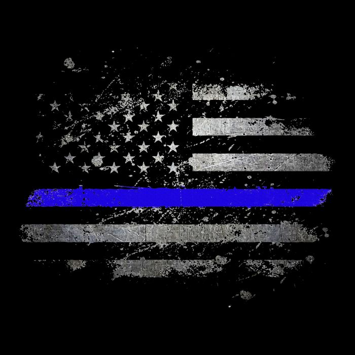 Thin Blue Line Vintage Usa Flag Patriots Visor