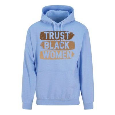 Trust Black Melanin Black History Month Funny Gift Unisex Surf Hoodie