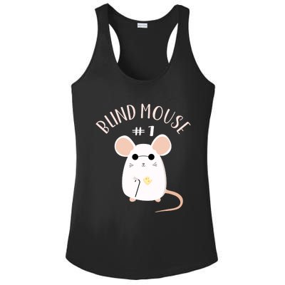 Three Blind Mice Matching Halloween Group Costume Mouse #1 Ladies PosiCharge Competitor Racerback Tank