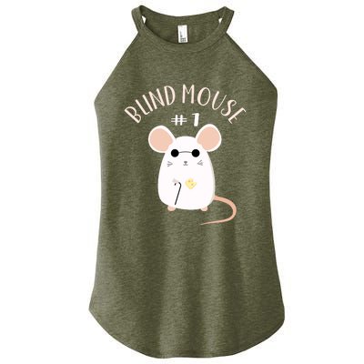 Three Blind Mice Matching Halloween Group Costume Mouse #1 Women's Perfect Tri Rocker Tank