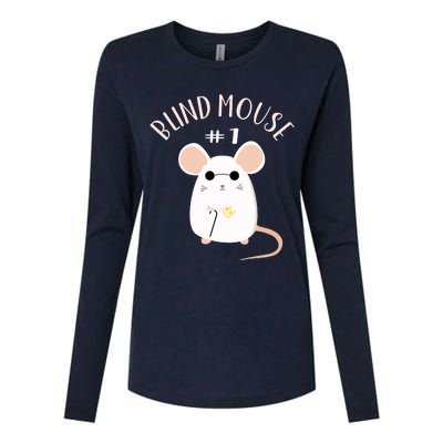 Three Blind Mice Matching Halloween Group Costume Mouse #1 Womens Cotton Relaxed Long Sleeve T-Shirt