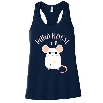 Three Blind Mice Matching Halloween Group Costume Mouse #1 Women's Racerback Tank