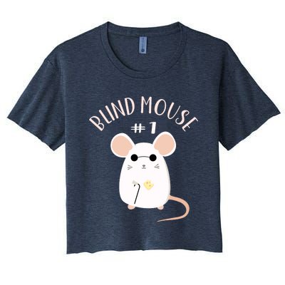 Three Blind Mice Matching Halloween Group Costume Mouse #1 Women's Crop Top Tee