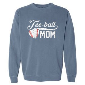 Tee Ball Mom TBall Mom Mother's Day Gifts Garment-Dyed Sweatshirt