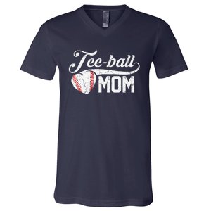 Tee Ball Mom TBall Mom Mother's Day Gifts V-Neck T-Shirt