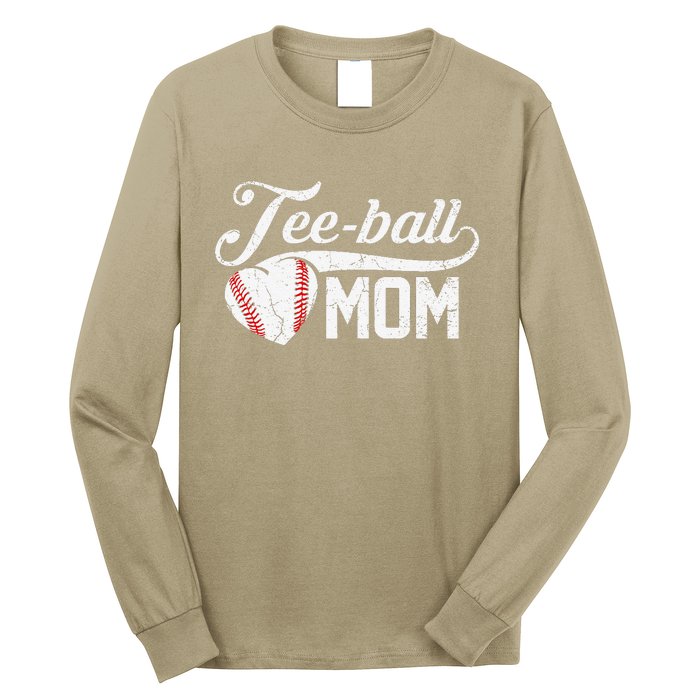 Tee Ball Mom TBall Mom Mother's Day Gifts Long Sleeve Shirt