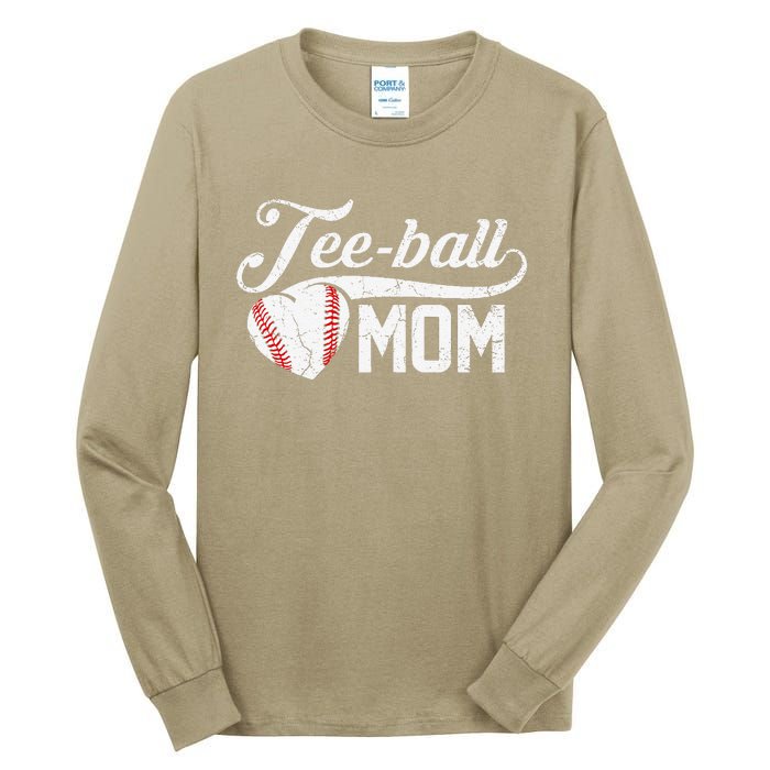 Tee Ball Mom TBall Mom Mother's Day Gifts Tall Long Sleeve T-Shirt