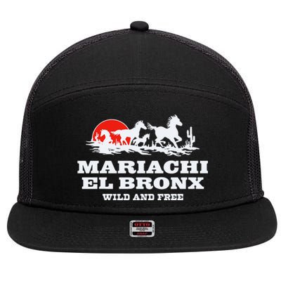 The Bronx Mariachi El Bronx Wild And Free 7 Panel Mesh Trucker Snapback Hat