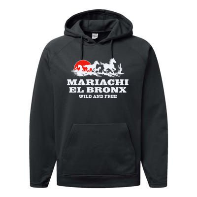 The Bronx Mariachi El Bronx Wild And Free Performance Fleece Hoodie