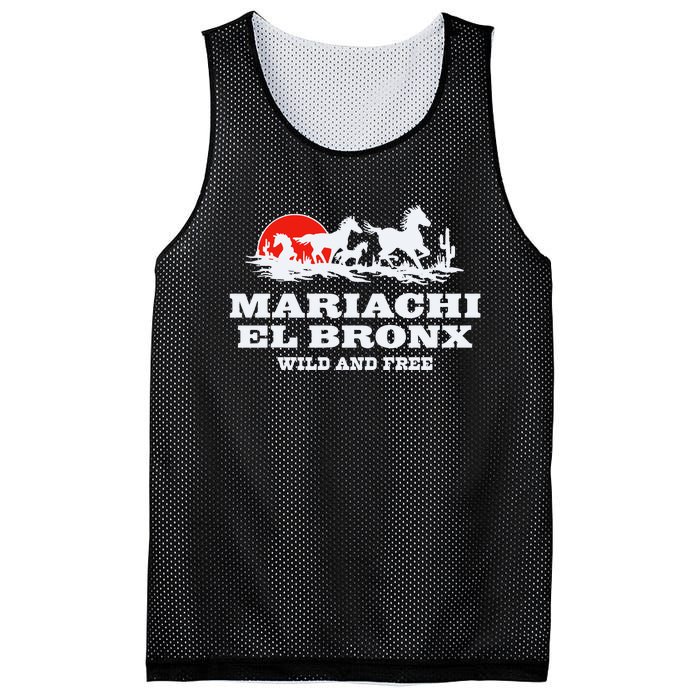 The Bronx Mariachi El Bronx Wild And Free Mesh Reversible Basketball Jersey Tank