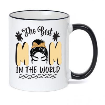 The Best Mom In The World 11oz Black Color Changing Mug