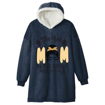 The Best Mom In The World Hooded Wearable Blanket