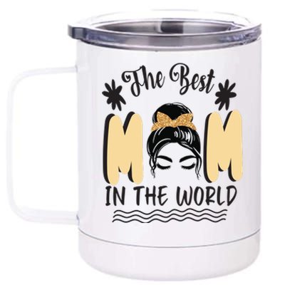 The Best Mom In The World 12 oz Stainless Steel Tumbler Cup