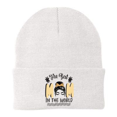 The Best Mom In The World Knit Cap Winter Beanie