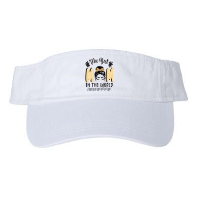 The Best Mom In The World Valucap Bio-Washed Visor