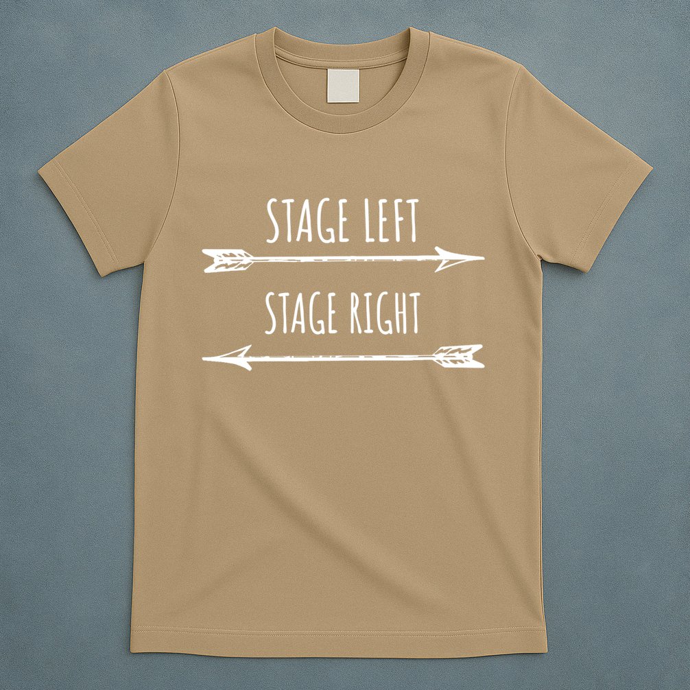 Theater Broadway Musical Funny Gift Stage Actor Gift T-Shirt