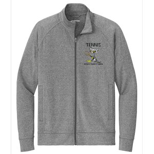 Tennis Because Murder Is Wrong Best For Ideas Cat Lovers Stretch Full-Zip Cadet Jacket