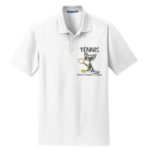 Tennis Because Murder Is Wrong Best For Ideas Cat Lovers Dry Zone Grid Polo