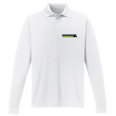 Track Bike Masters Performance Long Sleeve Polo