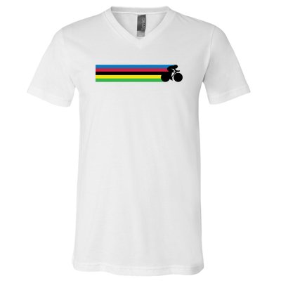 Track Bike Masters V-Neck T-Shirt