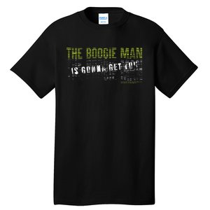 The Boogie Man Lyrics Jackson 5 Scary Halloween Tall T-Shirt