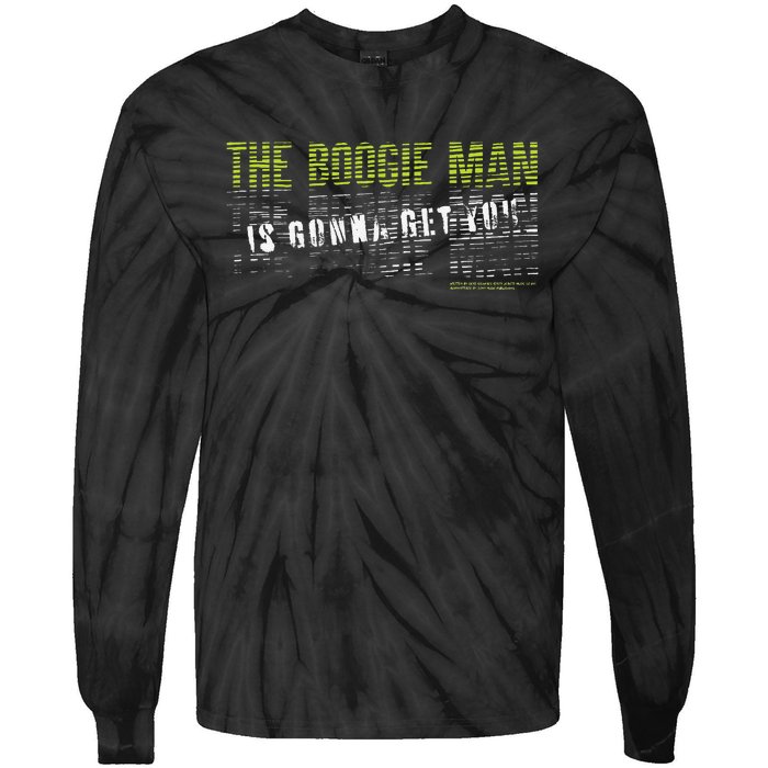 The Boogie Man Lyrics Jackson 5 Scary Halloween Tie-Dye Long Sleeve Shirt