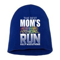 The Best Moms Run Half Marathons Meaningful Gift Runner Great Gift Short Acrylic Beanie