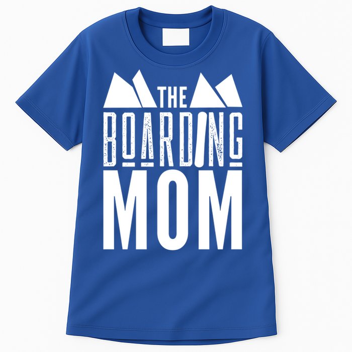 The Boarding Mom Mother Snowboarding Snowboard Snowboarder Gift Tall T-Shirt