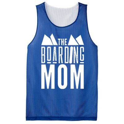 The Boarding Mom Mother Snowboarding Snowboard Snowboarder Gift Mesh Reversible Basketball Jersey Tank