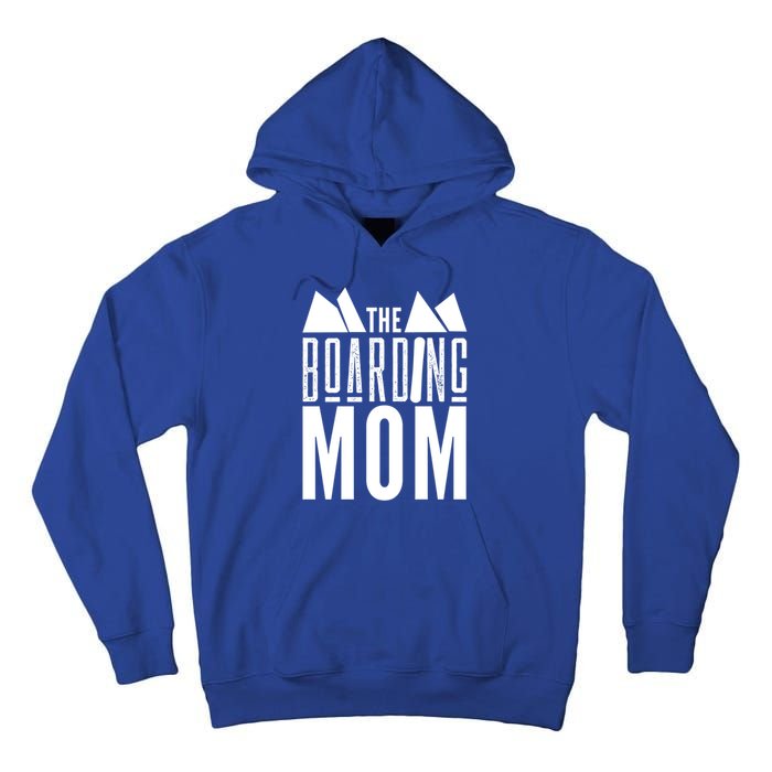 The Boarding Mom Mother Snowboarding Snowboard Snowboarder Gift Tall Hoodie