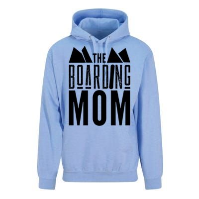 The Boarding Mom Mother Snowboarding Snowboard Snowboarder Gift Unisex Surf Hoodie