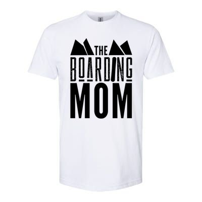 The Boarding Mom Mother Snowboarding Snowboard Snowboarder Gift Softstyle CVC T-Shirt