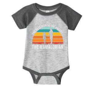 The Best Mom In The Galaxy The Mamalorian Retro Sunset Infant Baby Jersey Bodysuit