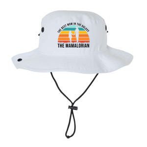 The Best Mom In The Galaxy The Mamalorian Retro Sunset Legacy Cool Fit Booney Bucket Hat