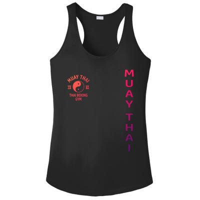 Thai Boxing Muay Thai Cute Gift Ladies PosiCharge Competitor Racerback Tank