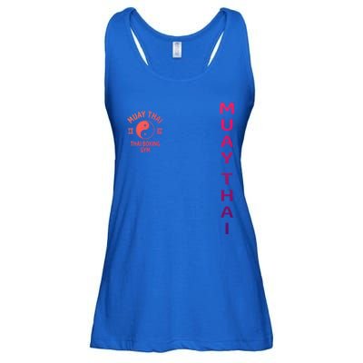 Thai Boxing Muay Thai Cute Gift Ladies Essential Flowy Tank