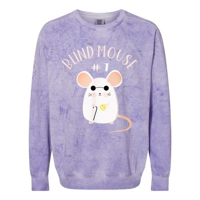 Three Blind Mice Matching Halloween Group Costume Mouse #1 Colorblast Crewneck Sweatshirt