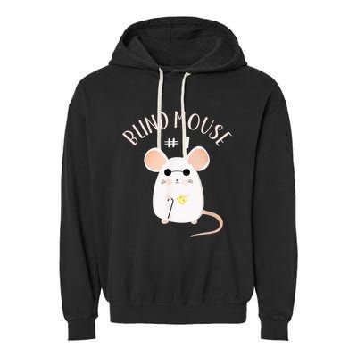 Three Blind Mice Matching Halloween Group Costume Mouse #1 Garment-Dyed Fleece Hoodie