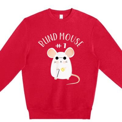 Three Blind Mice Matching Halloween Group Costume Mouse #1 Premium Crewneck Sweatshirt