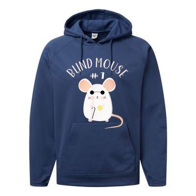 Three Blind Mice Matching Halloween Group Costume Mouse #1 Performance Fleece Hoodie