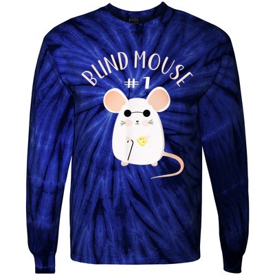 Three Blind Mice Matching Halloween Group Costume Mouse #1 Tie-Dye Long Sleeve Shirt