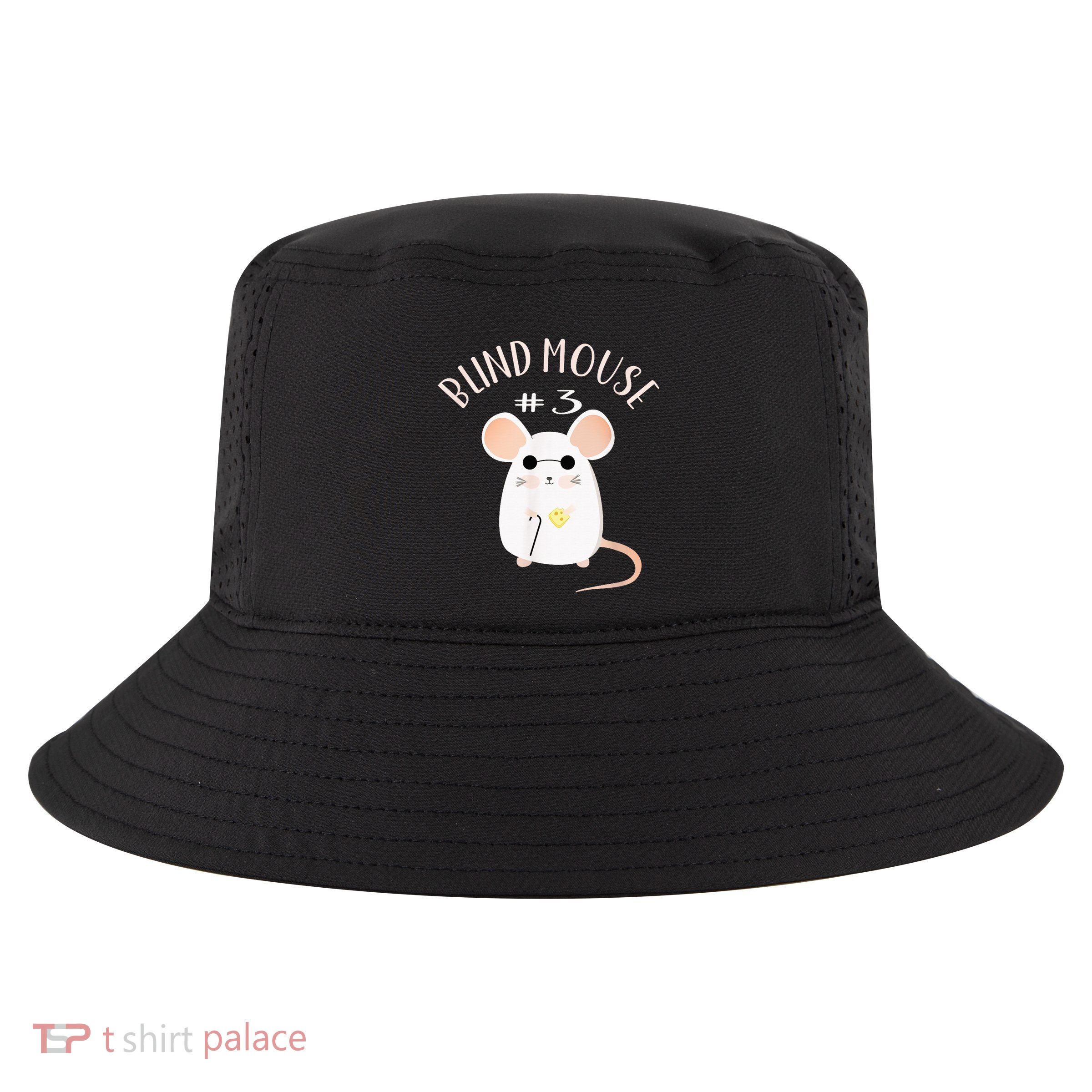 Three Blind Mice Matching Halloween Group Costume Mouse #3 Cool Comfort Performance Bucket Hat