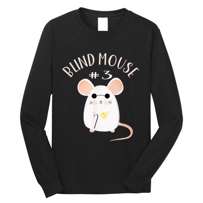 Three Blind Mice Matching Halloween Group Costume Mouse #3 Long Sleeve Shirt